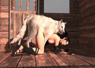 Cartoon doggy fucking girl